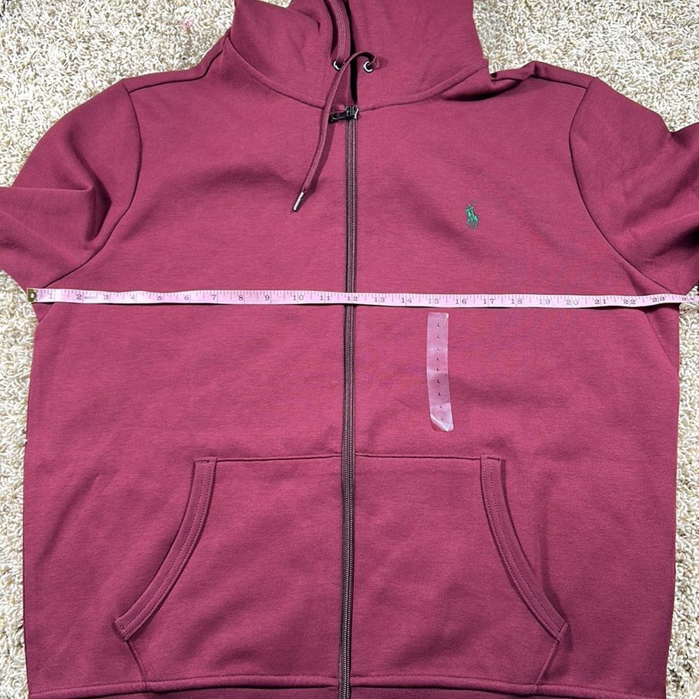 Polo Ralph Lauren- Double Knit Front Zip Hoodie- Size L - Picture 5 of 5